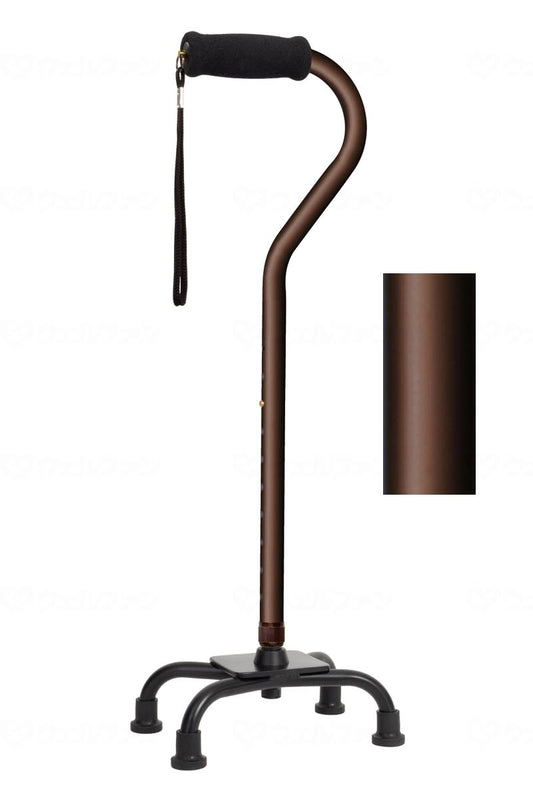 Fujihome All Aluminum 4-Point Cane Brown