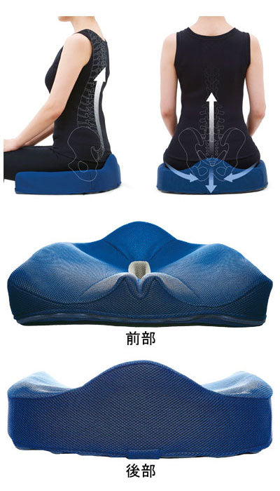 Back pain relief cushion / 93452 Blue 1 piece