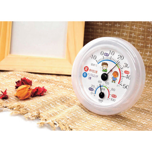 크레셀 인플루엔자·열사병 대책 온습도계 TR-103W 1개