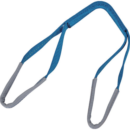 ＴＲＵＳＣＯ　リサイクルポリエステルスリング　ＪＩＳ３等級　両端アイ形　２５ｍｍＸ１．０ｍ　TRPS25-1.0　1 本