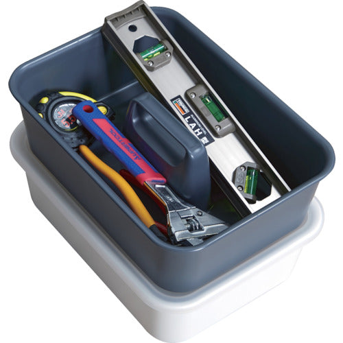 TRUSCO Soft Tool Tray, Dark Gray, KTLPE-DG, 1 pc