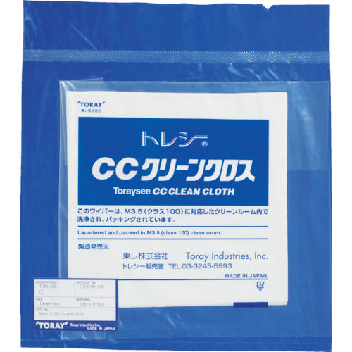 トレシー　ＣＣクリーンクロス　２４．０×２４．０ｃｍ　（１０枚／袋）　CC2424H-10P　1 袋