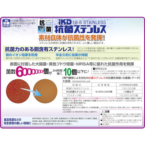 ＩＫＤ　抗菌　ストッパー付給食バット　運搬型穴明　K02700000332　1 枚