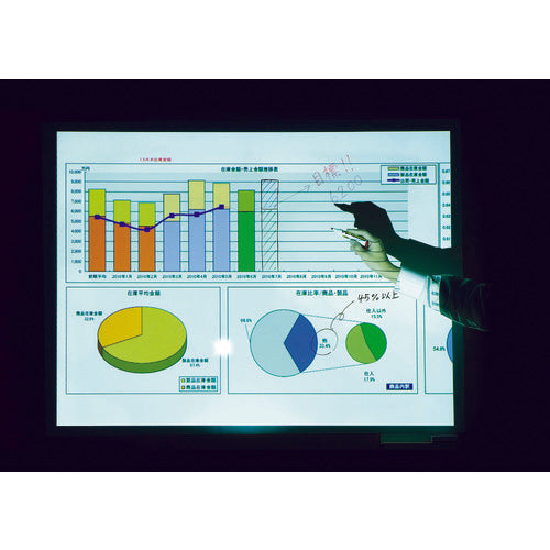 Mag-X Dark Line Whiteboard Sheet (Small) MSHP-3045-M 1 sheet
