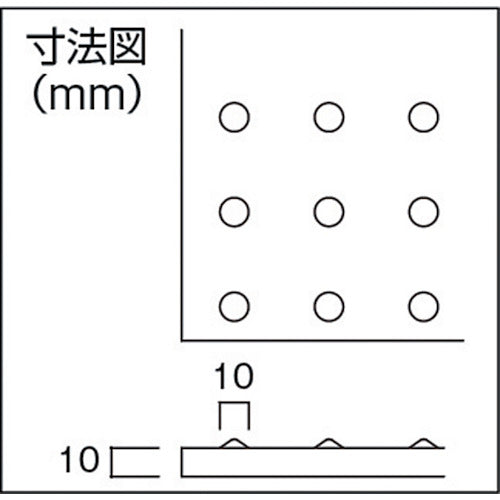 미즈시마 블랙 터프 10mm 407-0410 1장