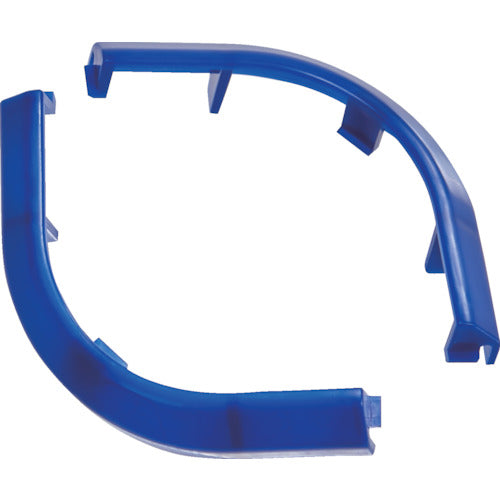 TRUSCO Nesting/Stacking Container 10L Corner Parts (2 Pieces) Blue HNESTA10CPB 1 Bag