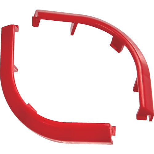 TRUSCO Nesting/Stacking Container 10L Corner Parts (2 Pieces) Red HNESTA10CPR 1 Bag