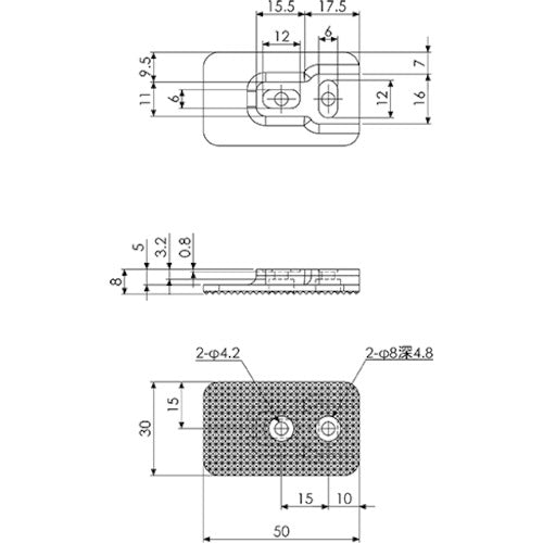 Einz Iron Backing Plate CP-06F 1 piece