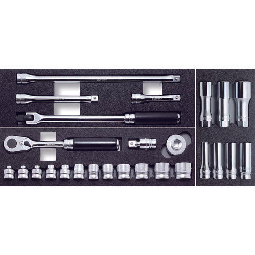 Ko-ken Z-EAL 소켓 렌치 풀 세트 3285Z 1 S
