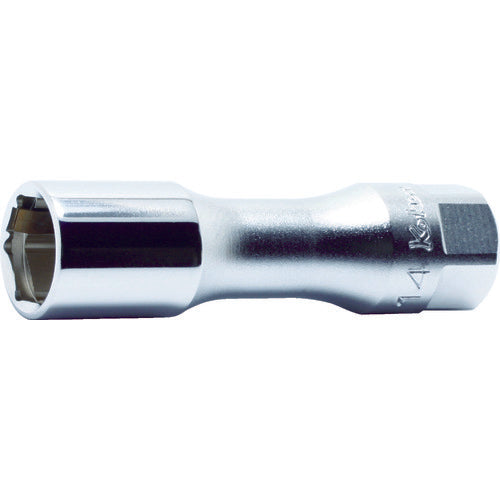 Ko-ken Z-EAL Spark Plug Socket, 9.5mm Socket, 14mm Size, 3300CZ-14, 1 Piece
