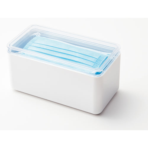 伊勢藤　マスク保管ケースホワイト　I-593-W　1 個