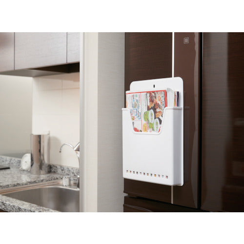 伊勢藤　メールポケット　（マグネット付き）ホワイト　I-566　1 個