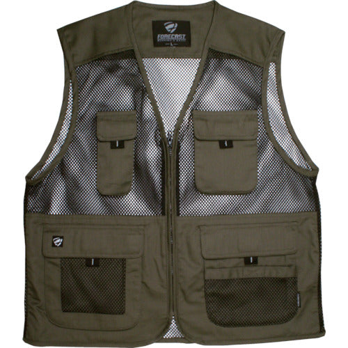 Kajimeiku Mesh Vest Dark Green L 6628-57-L 1 unit
