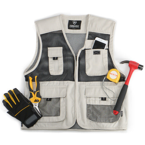 Kajimeiku Mesh Vest Dark Green L 6628-57-L 1 unit