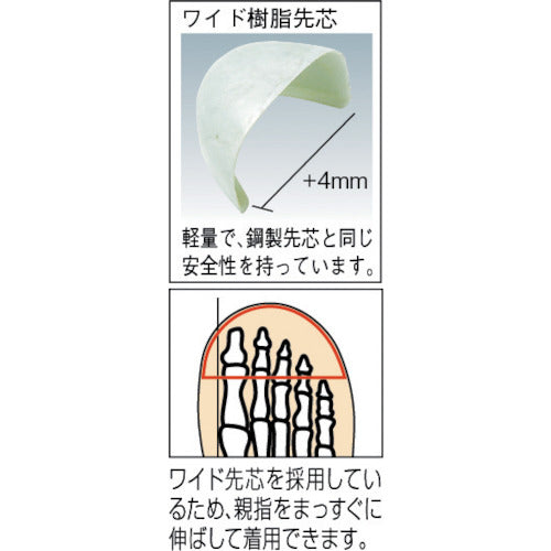 미도리 안전 정전 안전 신발 CF110S 24.0CM CF110S-24.0 1 다리