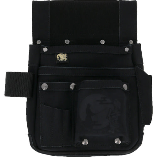 Samurai BLACK nail bag with ring SRBF-3 806024103 1 piece