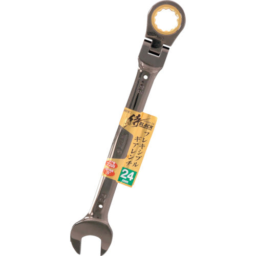 Samurai BLACK Flexible Gear Wrench SFGW-24 806065510 1 piece