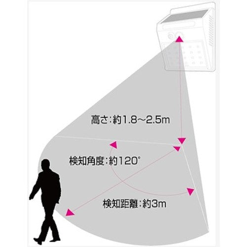 STARLIGHT LED Solar Wall Light Lowest Price Model SK-SWLT180BK 1 pc