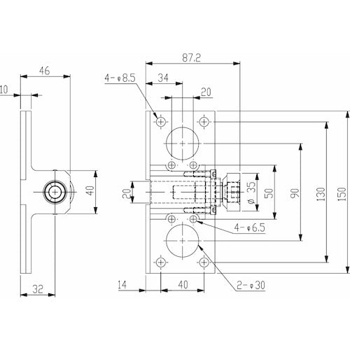 Einz Chuck One-touch, Manual, Robot Side OA2-LA 1 pc