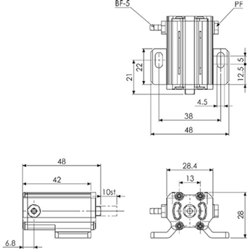 Ainz Mini Cylinder MCE-10S (Extrusion) MCE-10S 1 piece