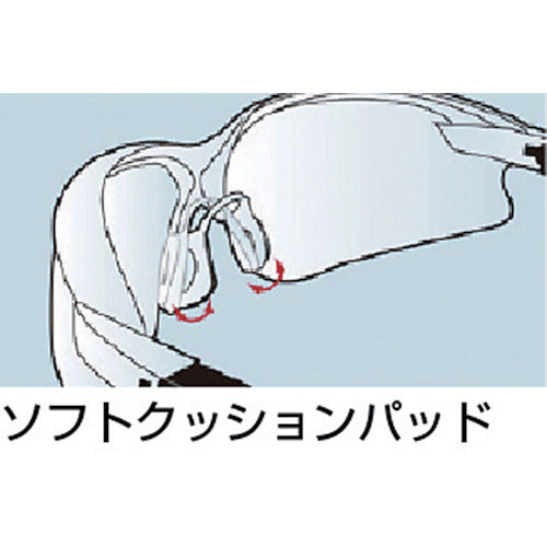 ミドリ安全　二眼型　保護メガネ　ＭＰ−８２２　ブルー　MP-822　1 個