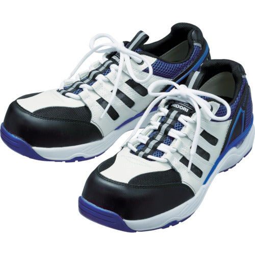 Midori Anzen Wide Resin Toe Cap Breathable Sneakers MPV01 22.0cm MPV01-W/BL-22.0 1 pair
