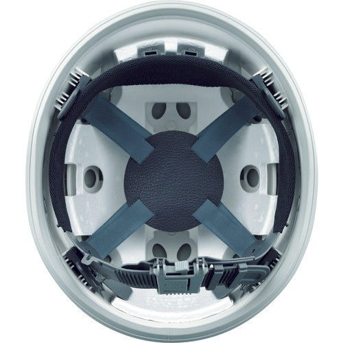 Midori Anzen ABS Helmet with Soft Cover SC-18BVRA-KP-W/GY 1 pc