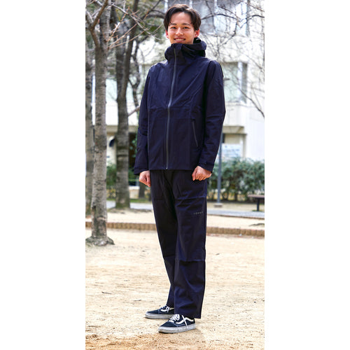 TRUSCO Highly weather-resistant, lightweight stretch rain pants, black, M, TRESPM-BK, 1 unit