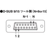 アインツ　Ｄ−ＳＵＢコネクタ−・ＯＸ用　OX-DS09-I　1 個