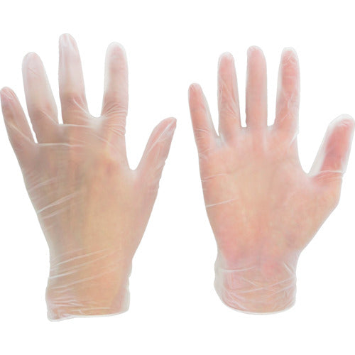 Midori Anzen PVC Disposable Gloves Powder-Free M (100 pieces) VERTE-851-M 1 box