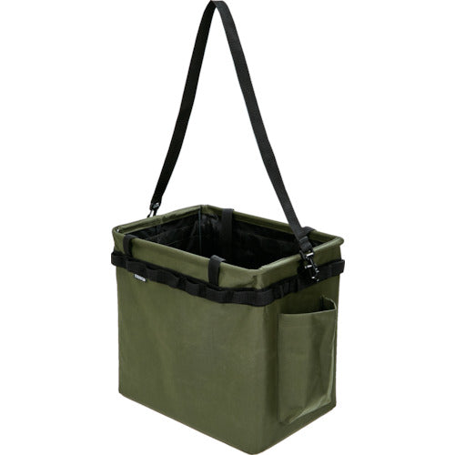 ＴＲＵＳＣＯ　【一時受注停止】ワンタッチバケットＯＤ色　Ｗ３５０ＸＤ２６０ＸＨ３４０ｍｍ　TOB350-OD　1 個