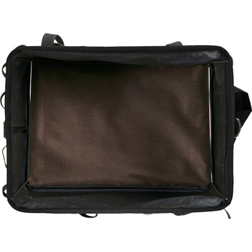 ＴＲＵＳＣＯ　【一時受注停止】ワンタッチバケット黒色　Ｗ３５０ＸＤ２６０ＸＨ３４０ｍｍ　TOB350-BK　1 個