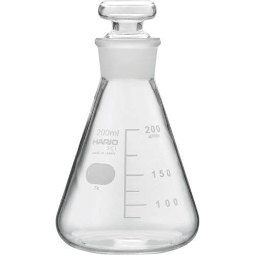 ＨＡＲＩＯ　共栓三角フラスコ２００ｍｌ（ＴＳ２７）　TSF-200-SCI　1 個