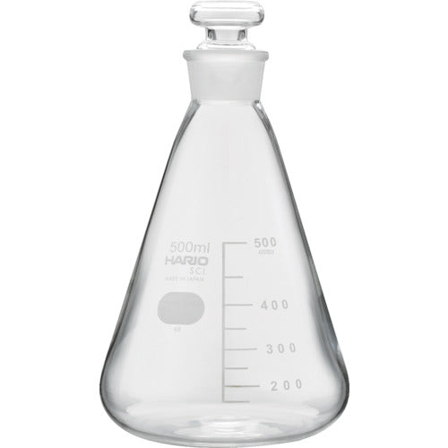 ＨＡＲＩＯ　共栓三角フラスコ５００ｍｌ（ＴＳ２７）　TSF-500-SCI　1 個