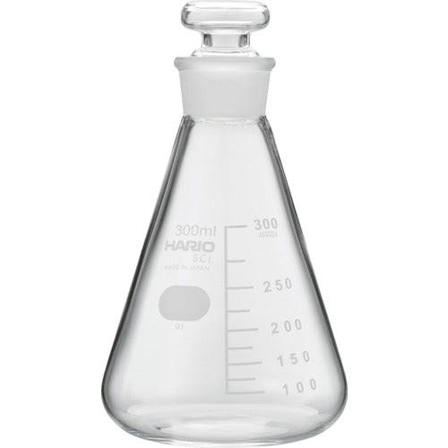 HARIO Stoppered Erlenmeyer Flask 300ml (TS27) TSF-300-SCI 1 piece