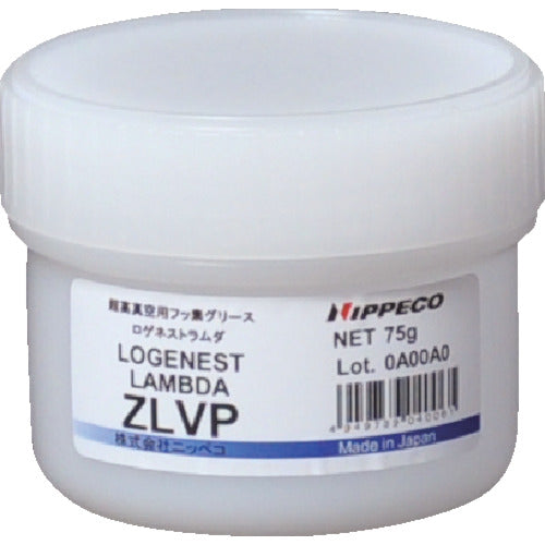 ＮＩＰＰＥＣＯ　超高真空用フッ素グリース　ロゲネストラムダＺＬＶＰ　７５ｇ　ZLVP-75G　1 個