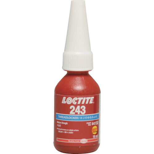 ロックタイト　ねじ緩み止め接着剤　中強度　２４３　１０ｍｌ　243-10　1 本