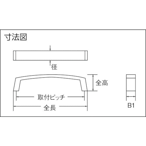 ニッサチェイン　ＯＫＡＰＩ　ＣＯハンドル１２８ｍｍクローム　CO-HAND128　1 個