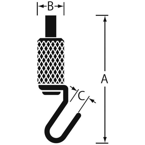 ニッサチェイン　ディスプレイパーツフック　ＢＹＰ−１５Ｈ−１　（１個＝１ＰＫ）　Y-211　1 個
