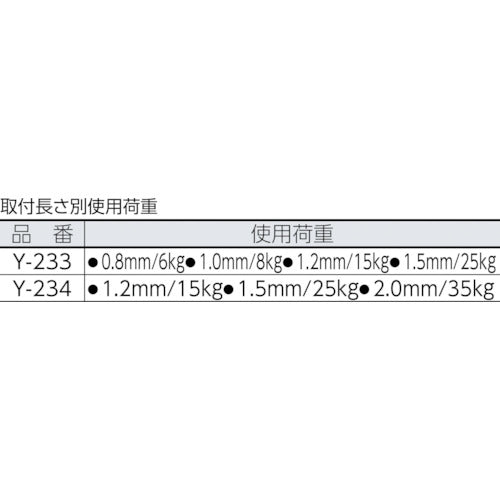 ニッサチェイン　ディスプレイパーツ固定金具　ＢＹＰ−１５Ｆ−５　（１個＝１ＰＫ）　Y-233　1 個
