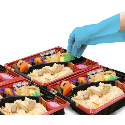 Taketora Polyethylene Gloves, Stretch Type, Blue, S, 100 pieces, 082052, 1 box