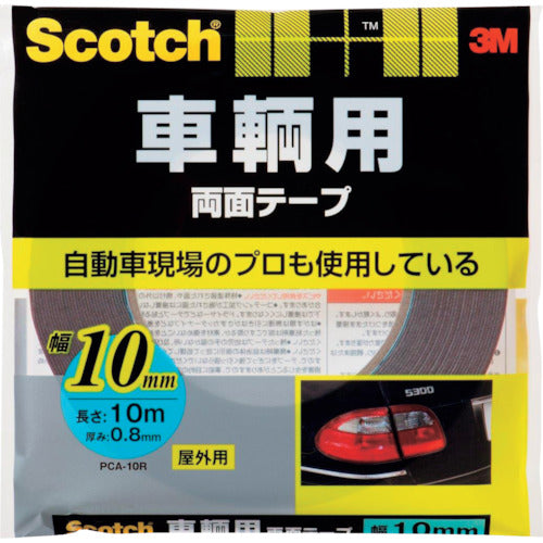 ３Ｍ　スコッチ　車輌用両面テープ　１０ｍｍ×１０ｍ　PCA-10R　1 巻