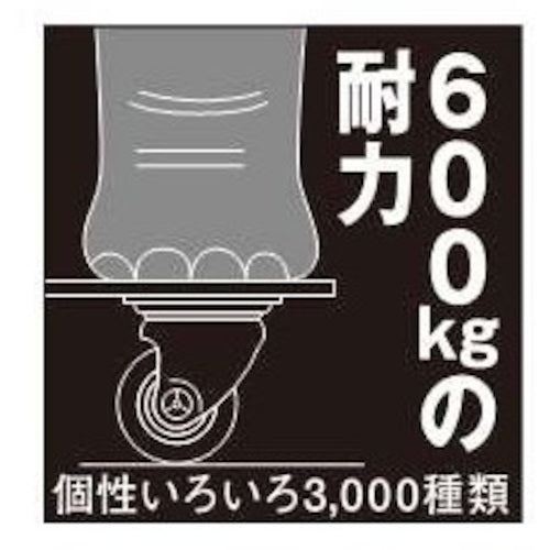 ハンマー　低床式重荷重用　自在　ナイロンＢ車６５ｍｍ　560S-NRB65　1 個