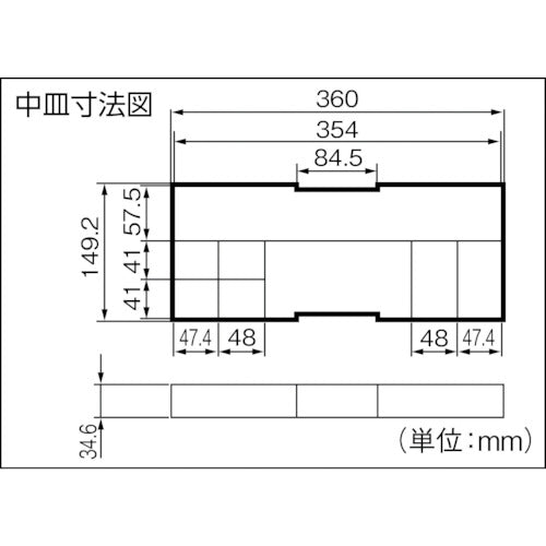 ＴＲＵＳＣＯ　プロツールボックス　TTB-901　1 個