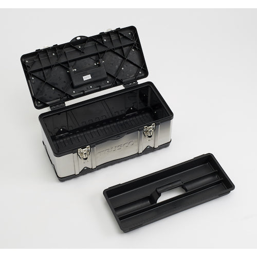 ＴＲＵＳＣＯ　ステンレス工具箱　Ｍサイズ　TSUS-3025M　1 個