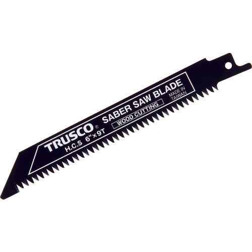 TRUSCO Saber Saw Blade 150mm x 9 Teeth for Woodworking, Pack of 5 THS1509-5P 1 PK