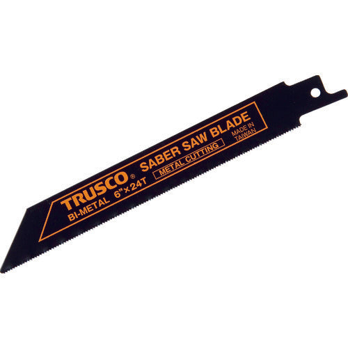 TRUSCO Saber Saw Blade 150mm x 24 Teeth for Metalworking, Pack of 5 THS15024-5P 1 PK