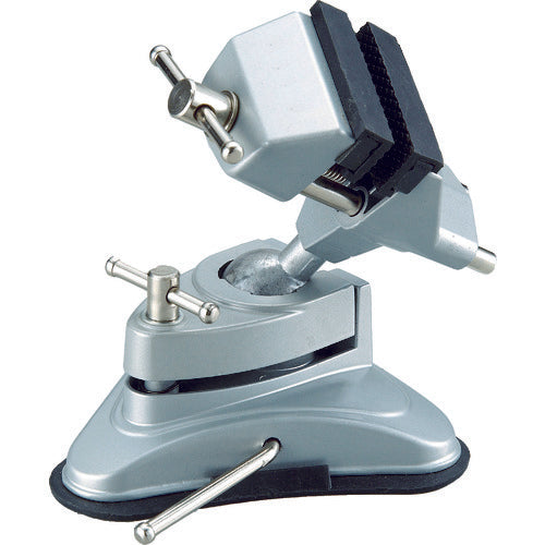 ＴＲＵＳＣＯ　アルミ合金バイス　吸盤タイプ　TAB-70　1 台