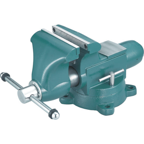 ＴＲＵＳＣＯ　強力アプライトバイス（回転台付タイプ）　２００ｍｍ　TSRV-200K　1 台