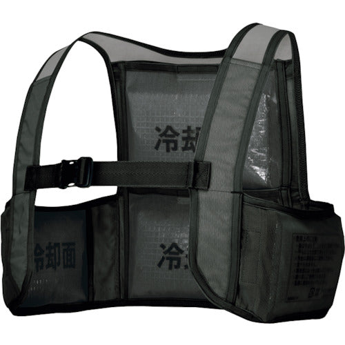 アイトス　アイスベスト（アイスパック４個付）　ブラック　ＸＬ　AZ865948-010-XL　1 着